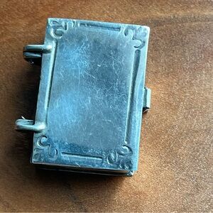 Vintage Sterling Silver “Book” Travel Pill Case
